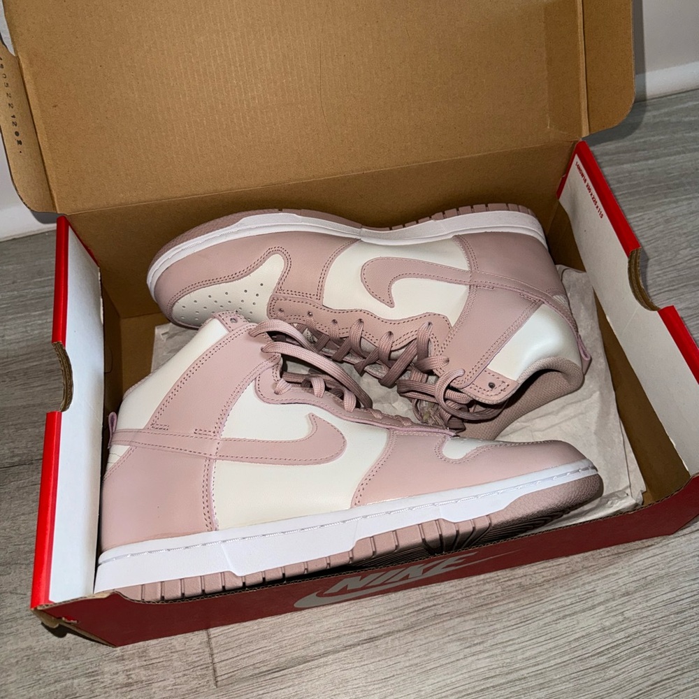 Pink Nike Dunk High